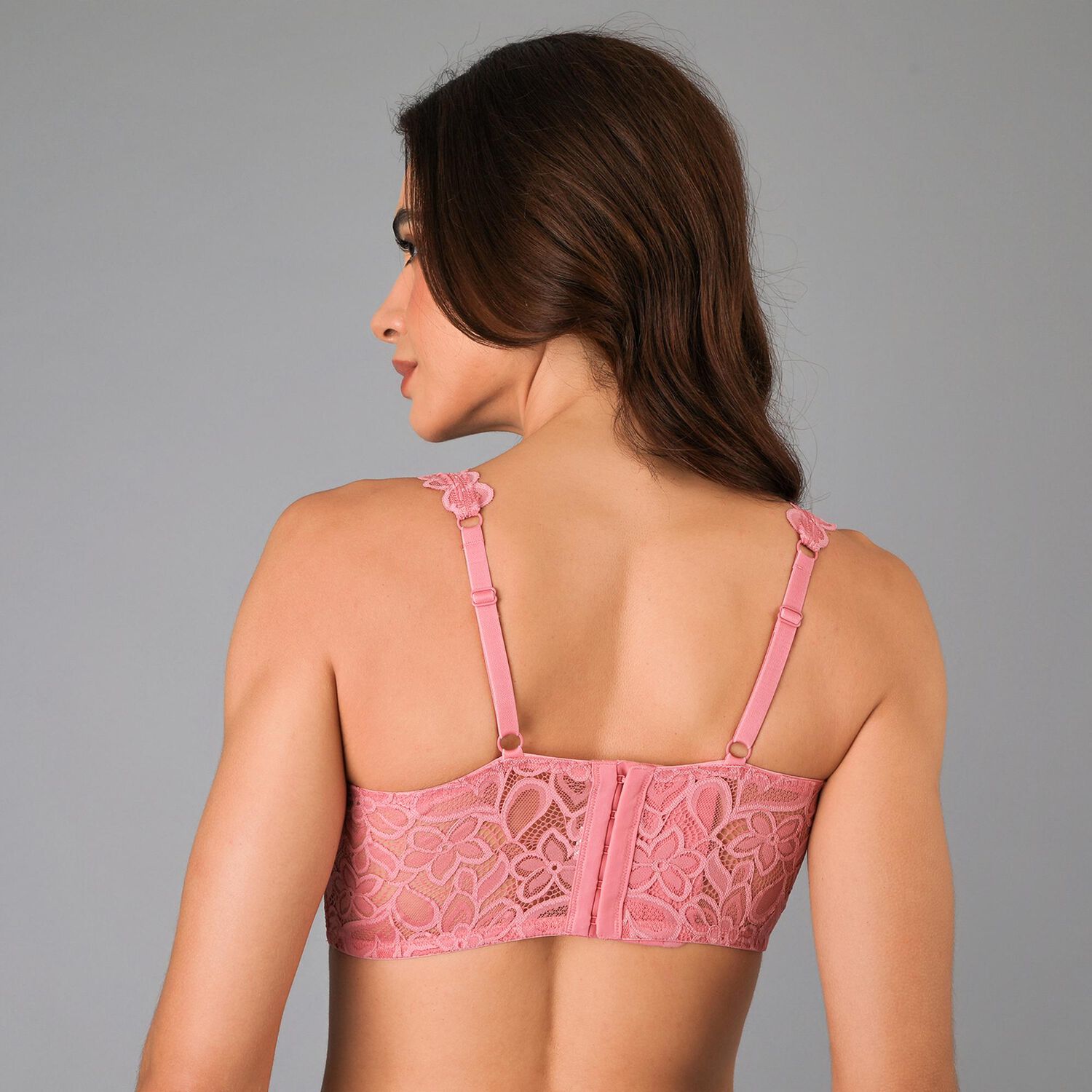 Sosten Bralette Encaje Flor Flores Mujer 13500-273 image number 2.0